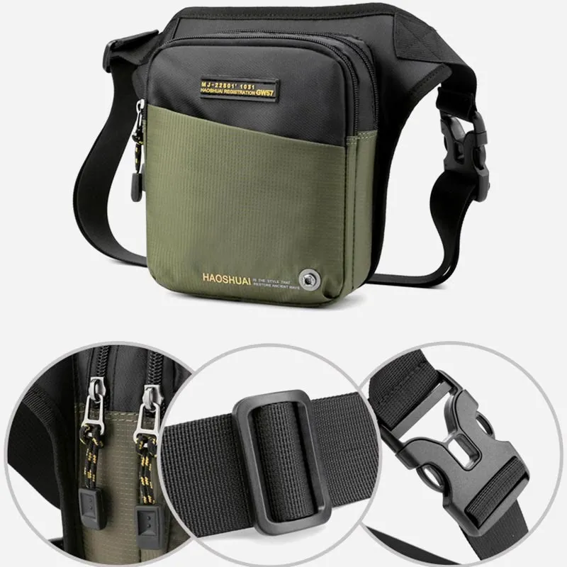 Crossbody Bag For Men Casual Outdoor Riding Sports Waterproof Bag