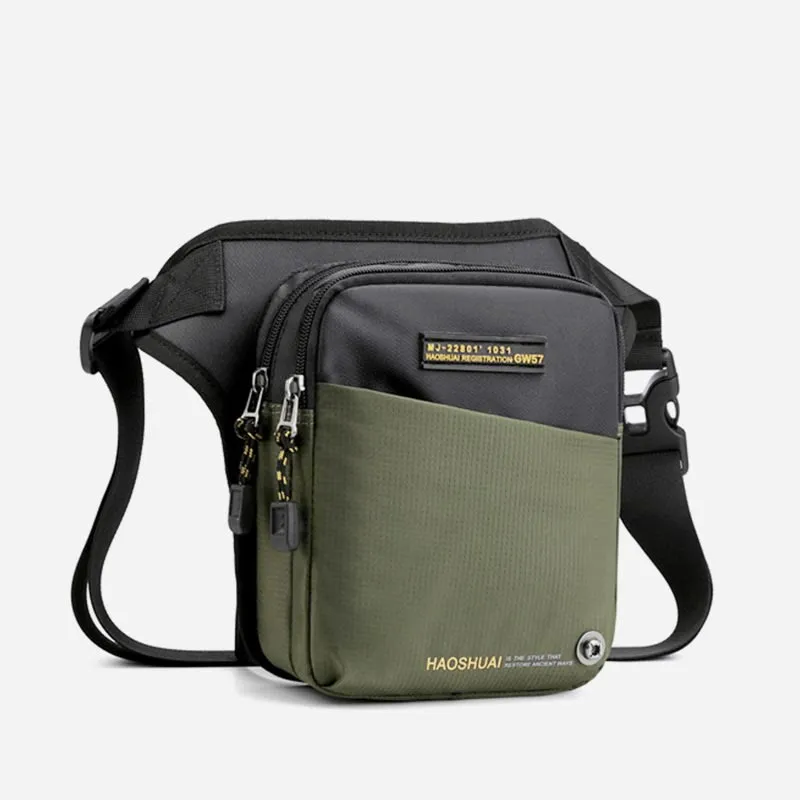 Crossbody Bag For Men Casual Outdoor Riding Sports Waterproof Bag
