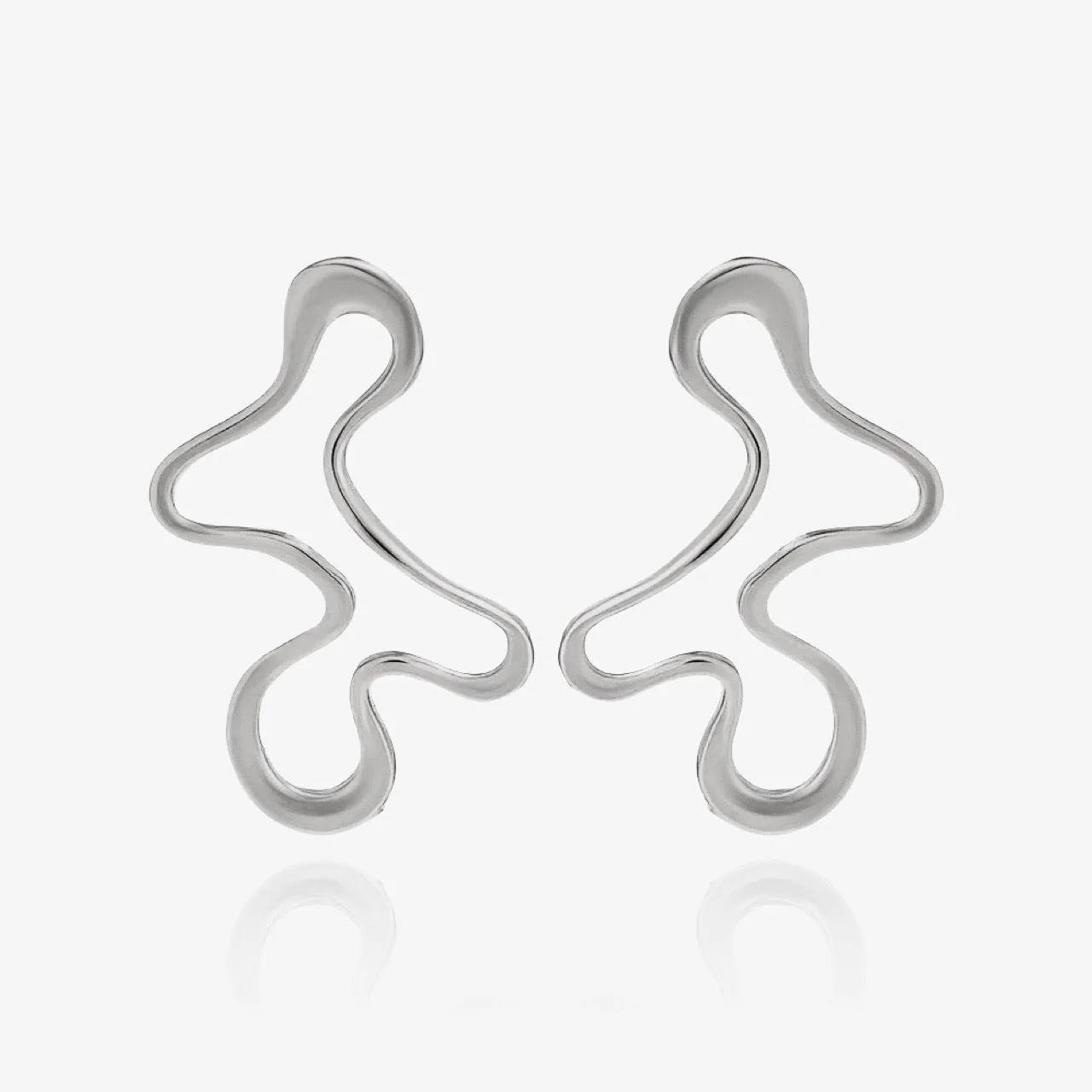 Geometric Art Statement Earrings