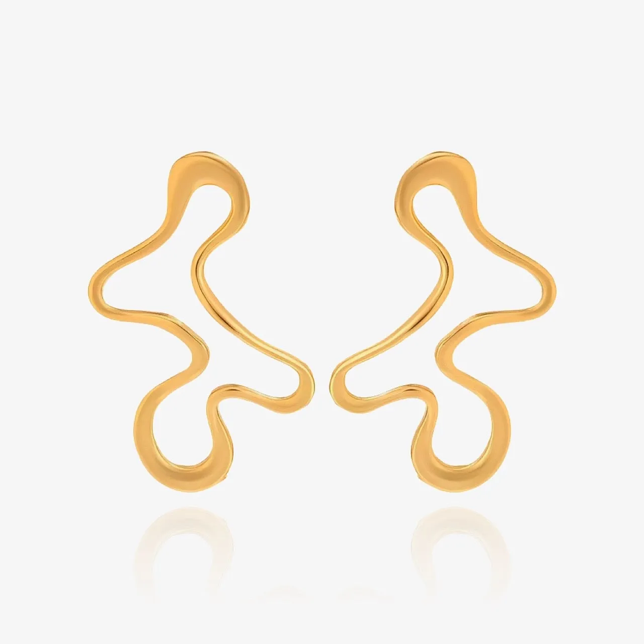 Geometric Art Statement Earrings