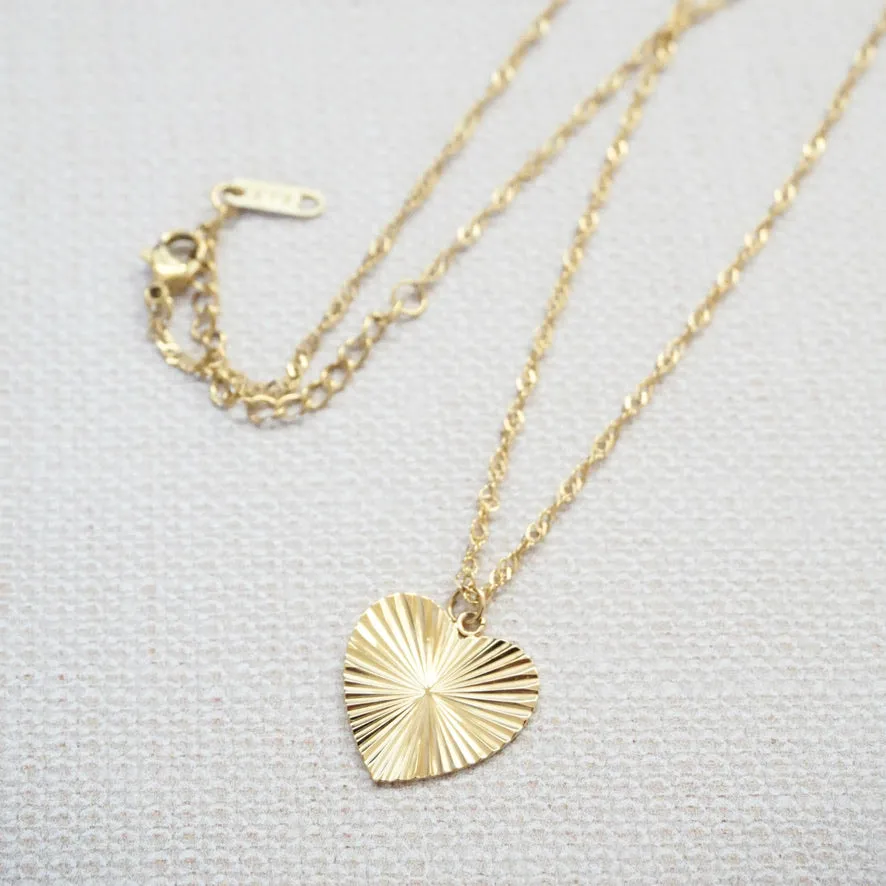 Gold Heart Necklace