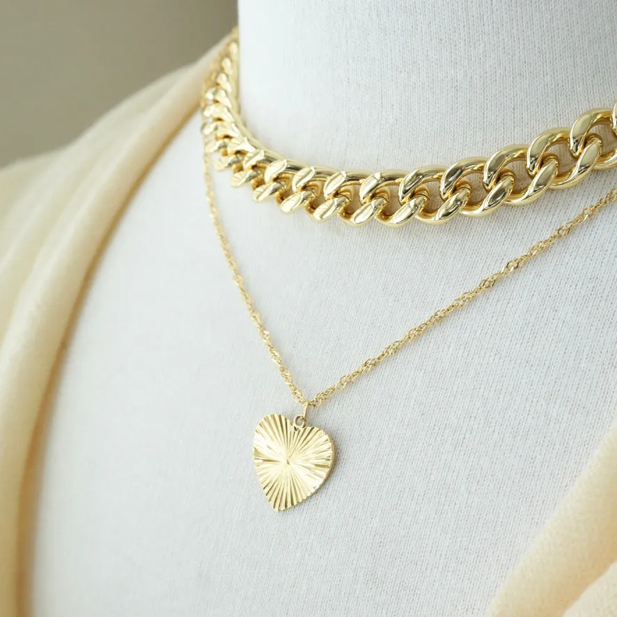 Gold Heart Necklace