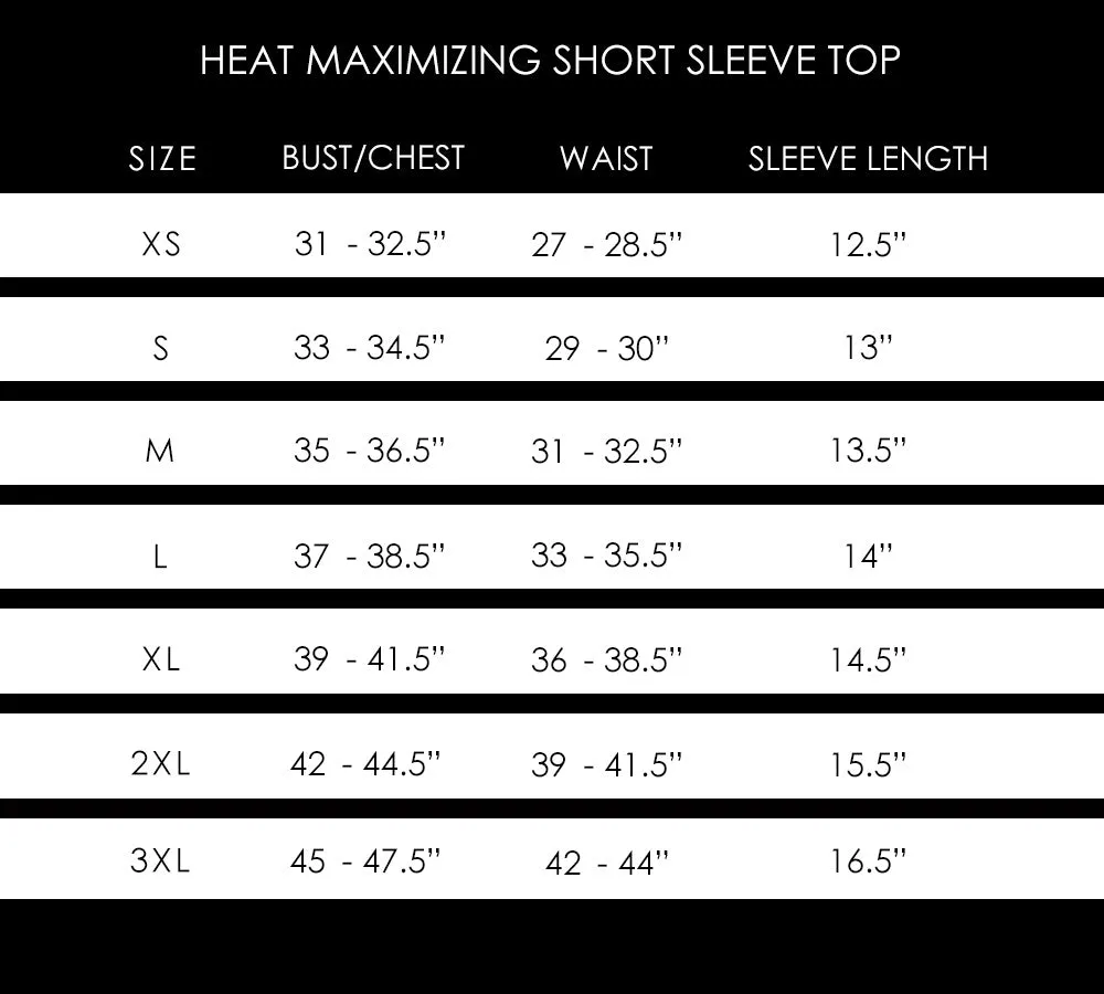 Heat Maximizing Neoprene Short Sleeve Top - Black/Teal