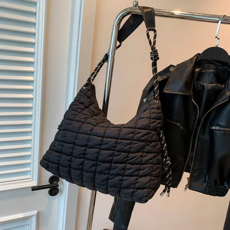 Large Capacity Puffer Tote Bag-Showtown