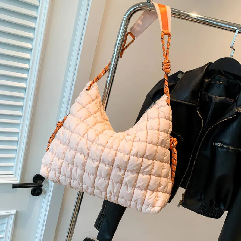 Large Capacity Puffer Tote Bag-Showtown
