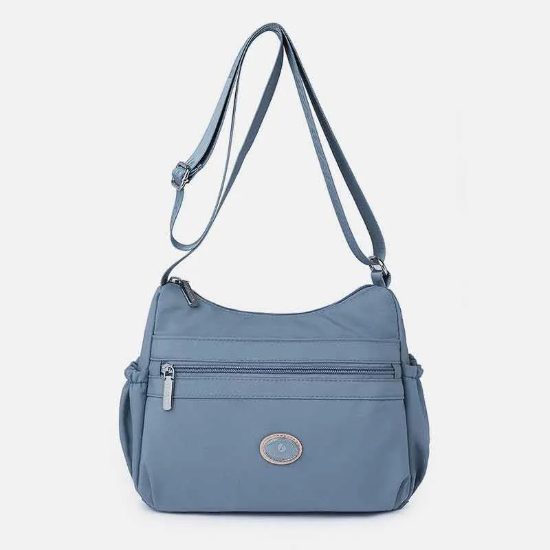 Multiple Color Crossbody Purse Women Large Nylon Commutor Bag