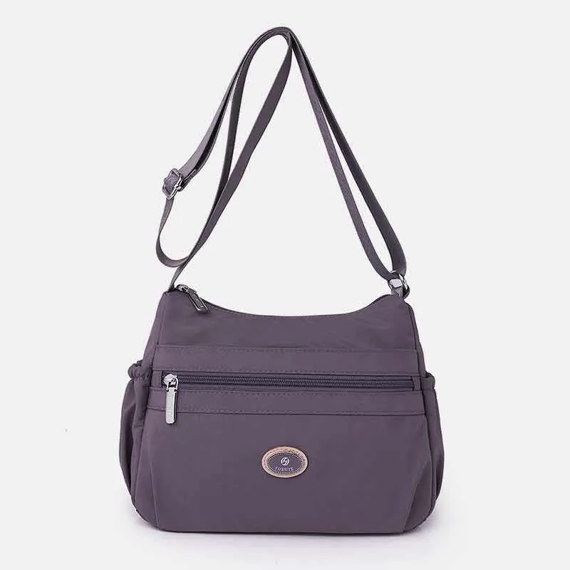 Multiple Color Crossbody Purse Women Large Nylon Commutor Bag