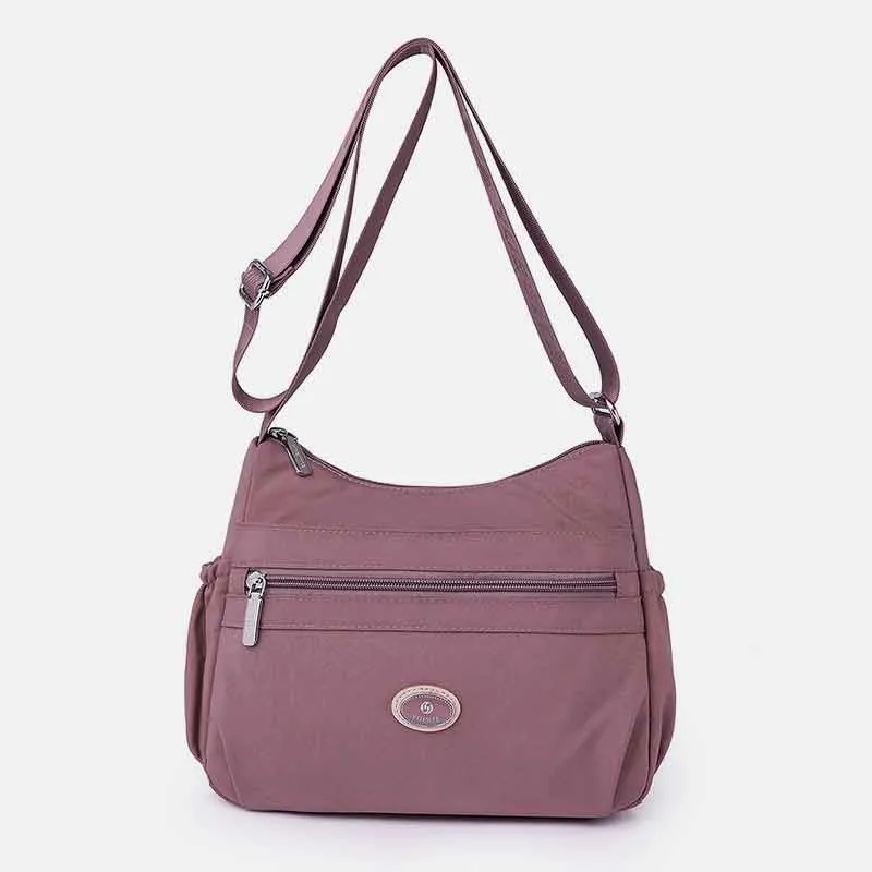 Multiple Color Crossbody Purse Women Large Nylon Commutor Bag