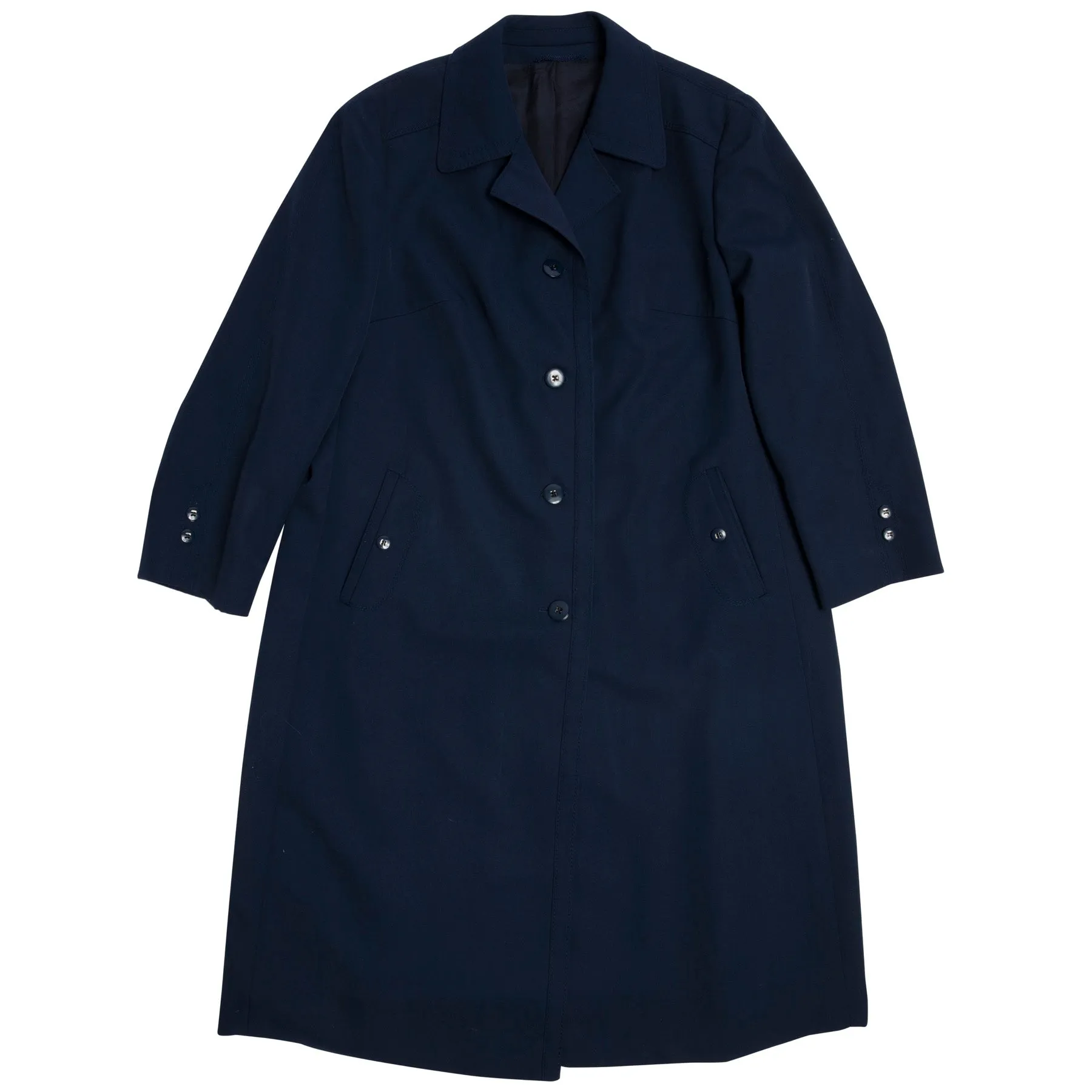 Nino Twill Weave Revere Collar Balmacaan Coat