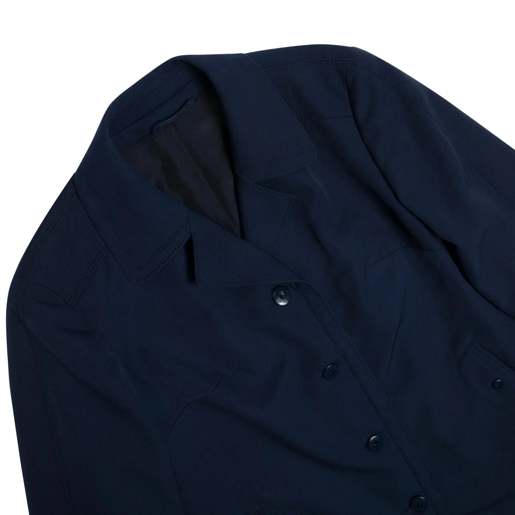 Nino Twill Weave Revere Collar Balmacaan Coat