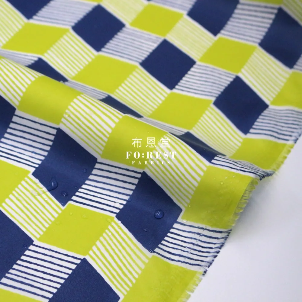 Nylon Waterproof - Geometry 薄防水Yellow