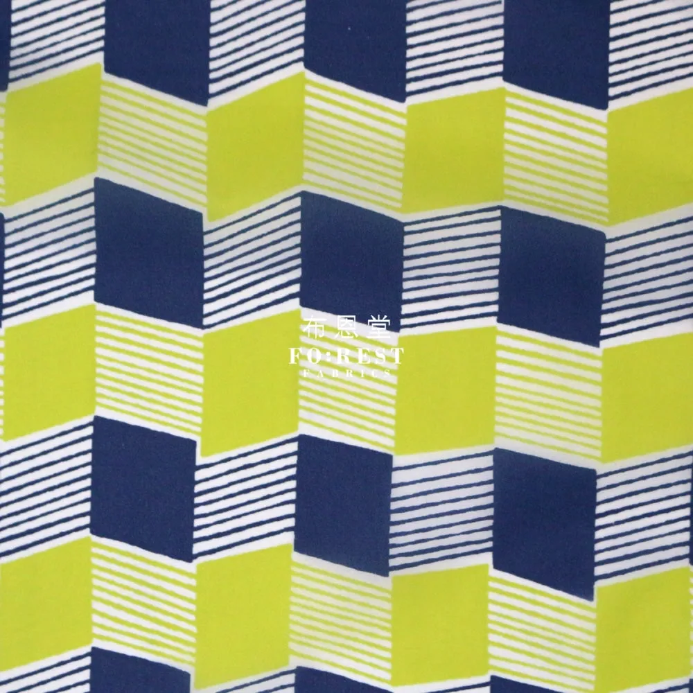 Nylon Waterproof - Geometry 薄防水Yellow