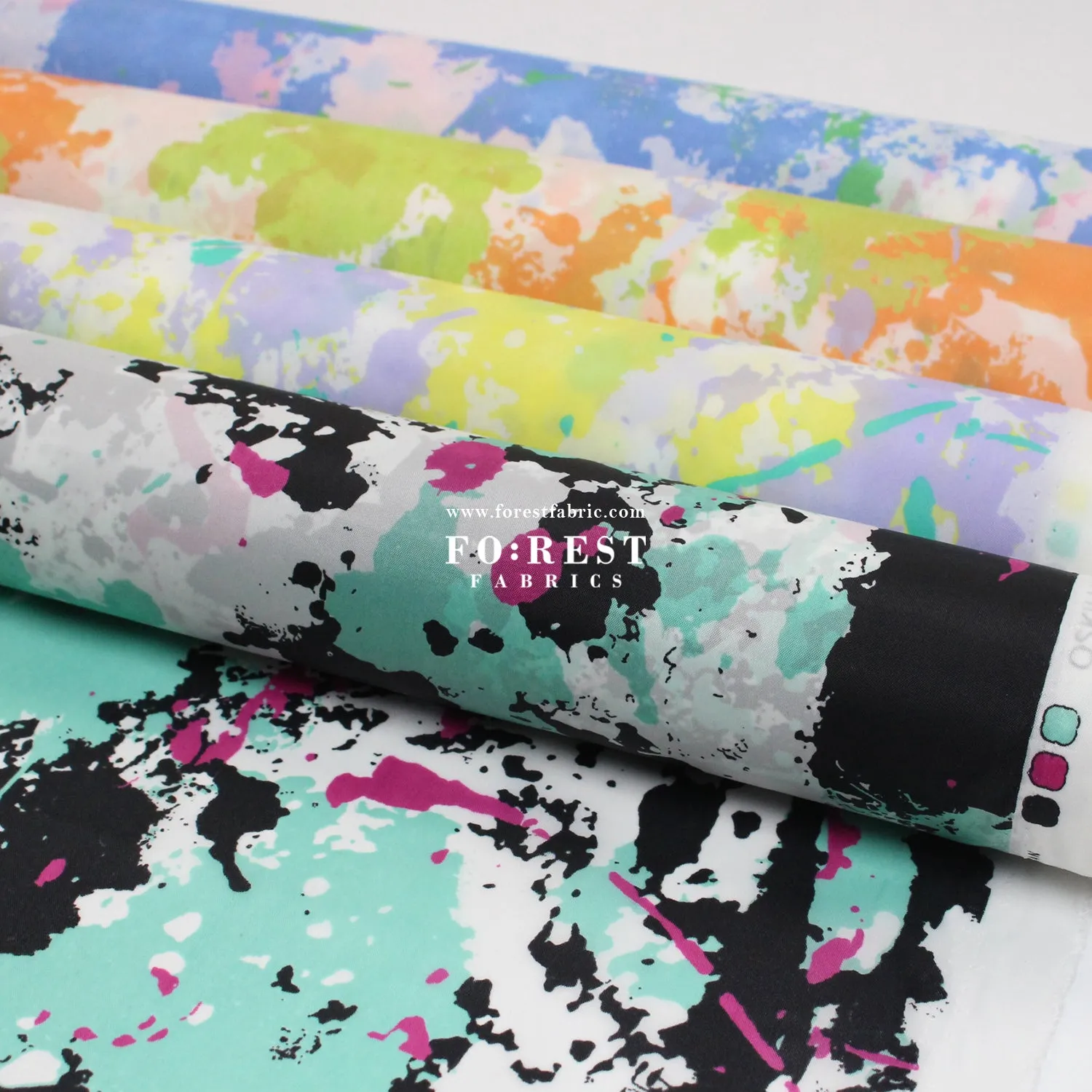Nylon Waterproof - Graffiti 薄防水Black