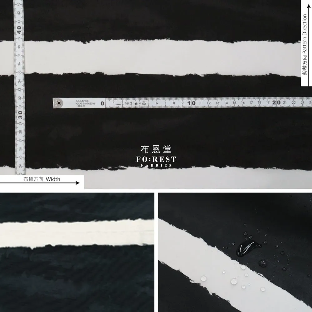 Nylon Waterproof - Strip BLACK 厚防水