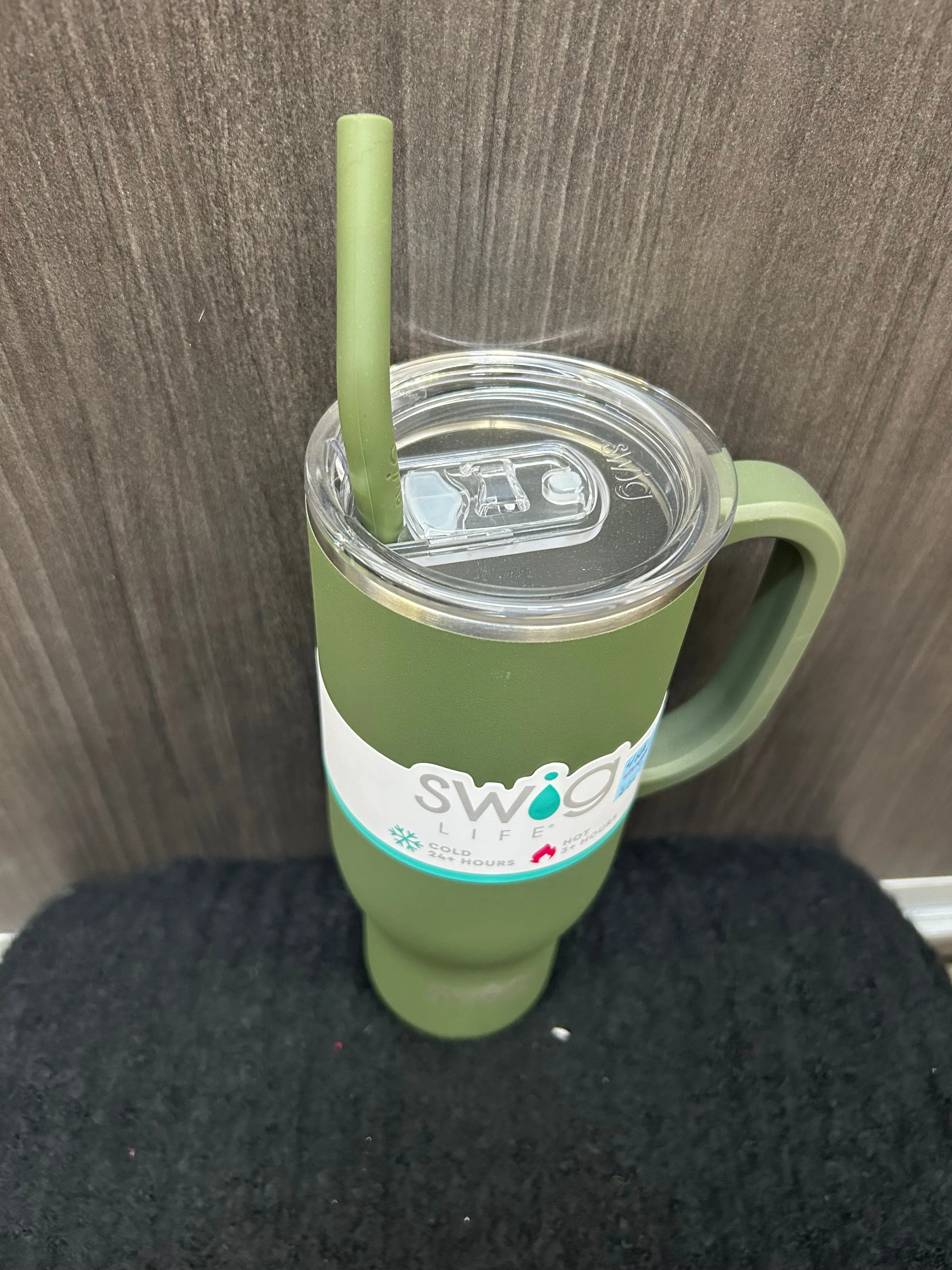 Olive Green Swig Water Bottles 30, 22 and 20oz