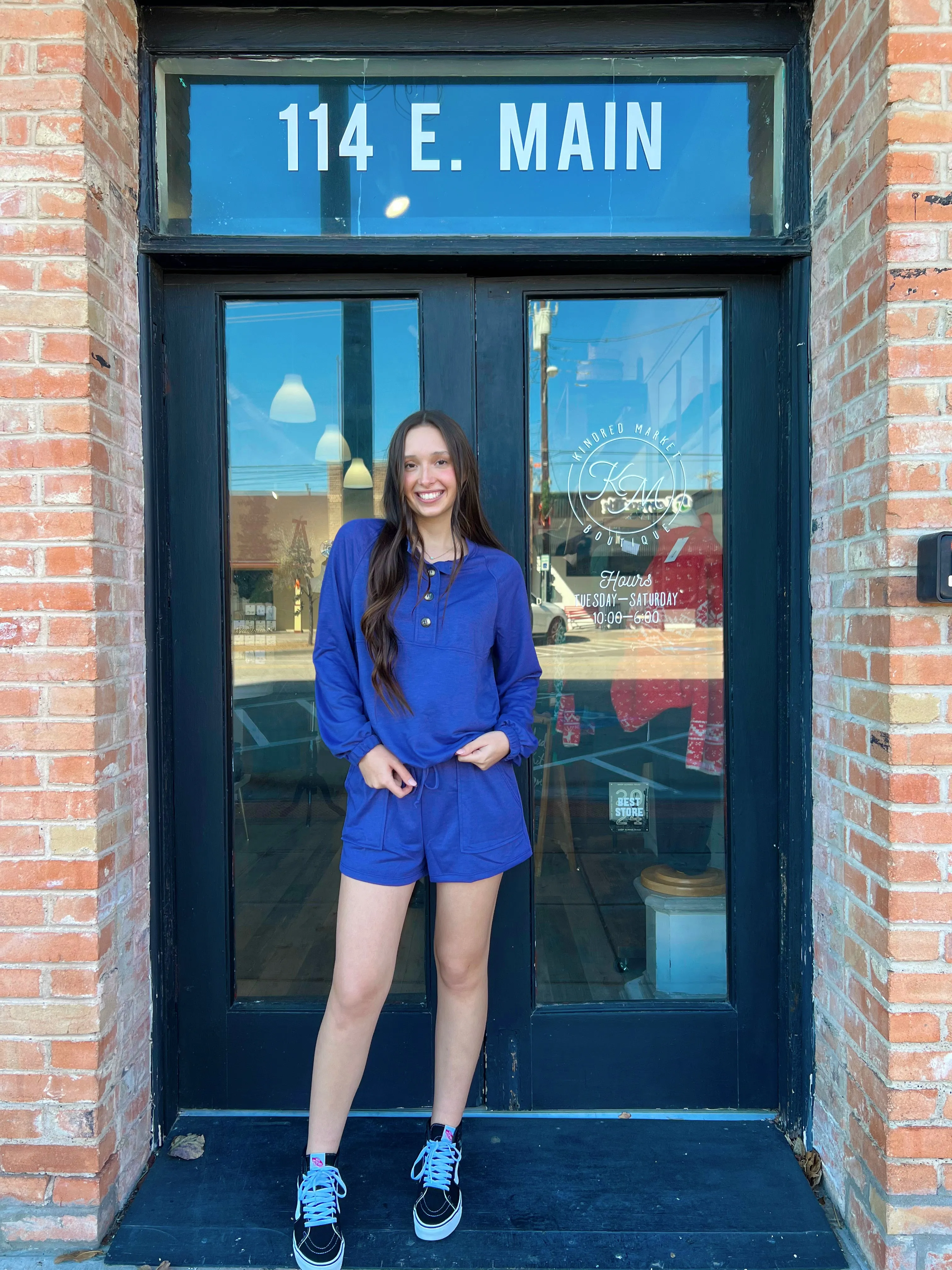Paige Grape Long Sleeve Button Down Top