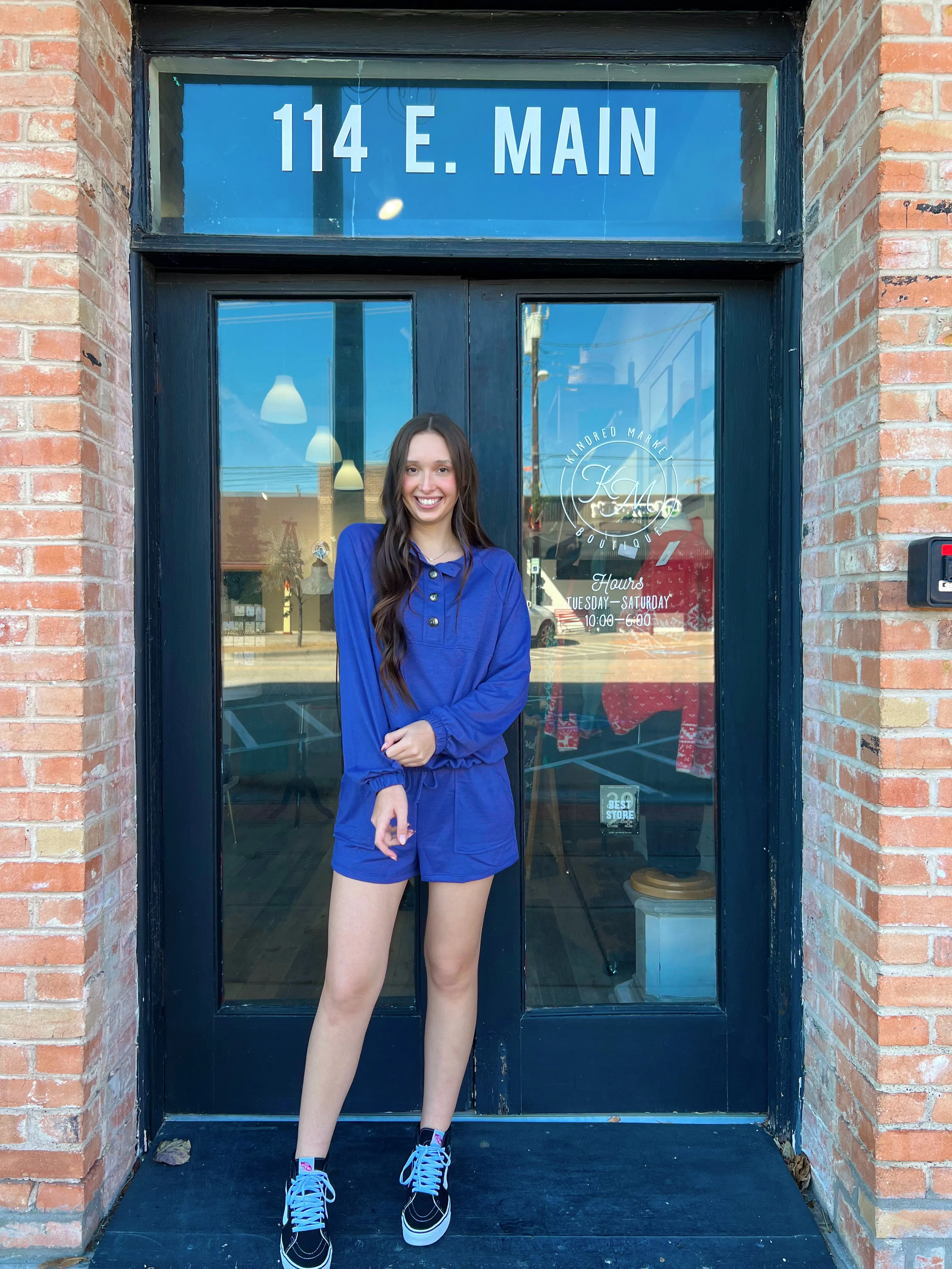 Paige Grape Long Sleeve Button Down Top