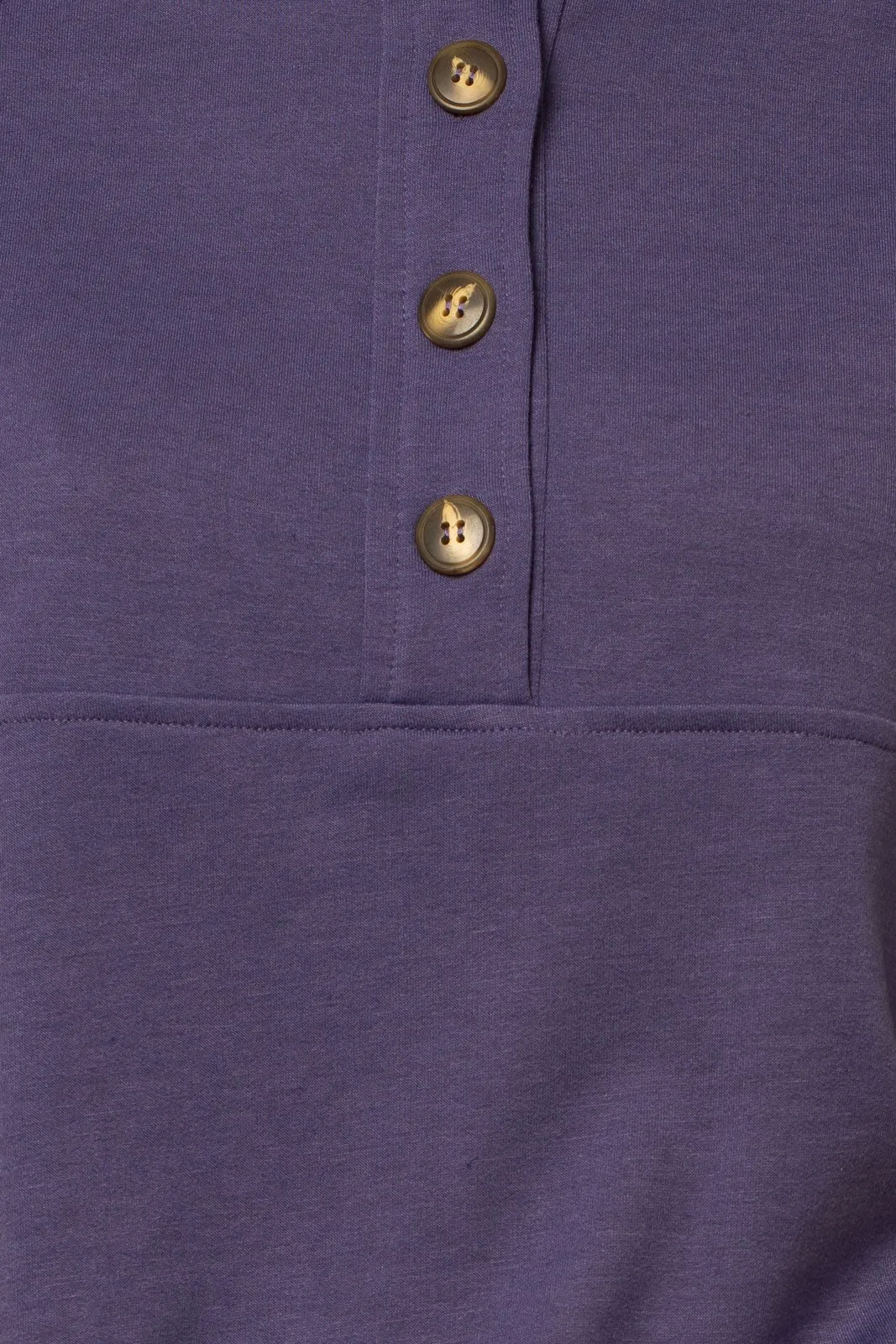 Paige Grape Long Sleeve Button Down Top