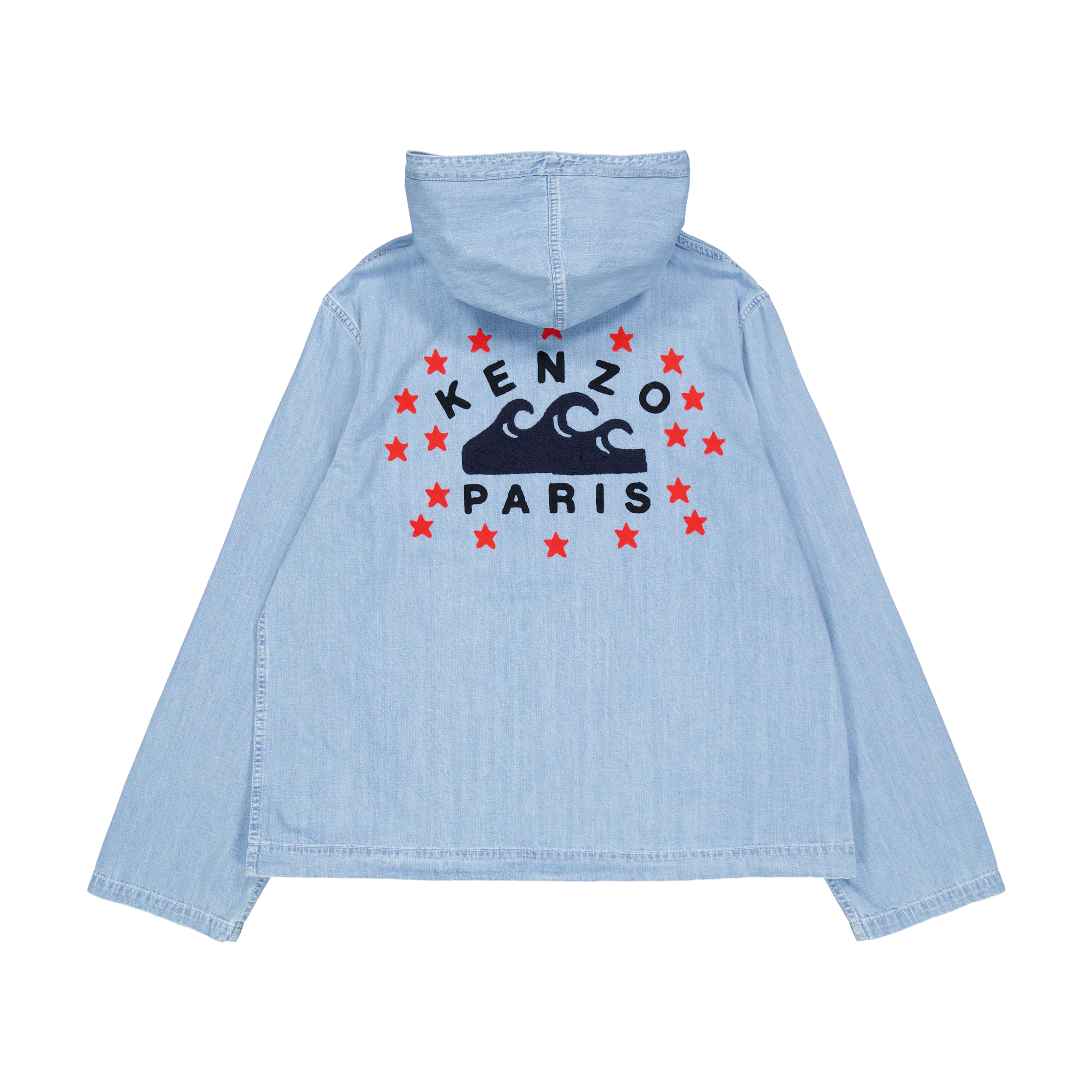 Parka Nautical Stone Bleached Blue Denim