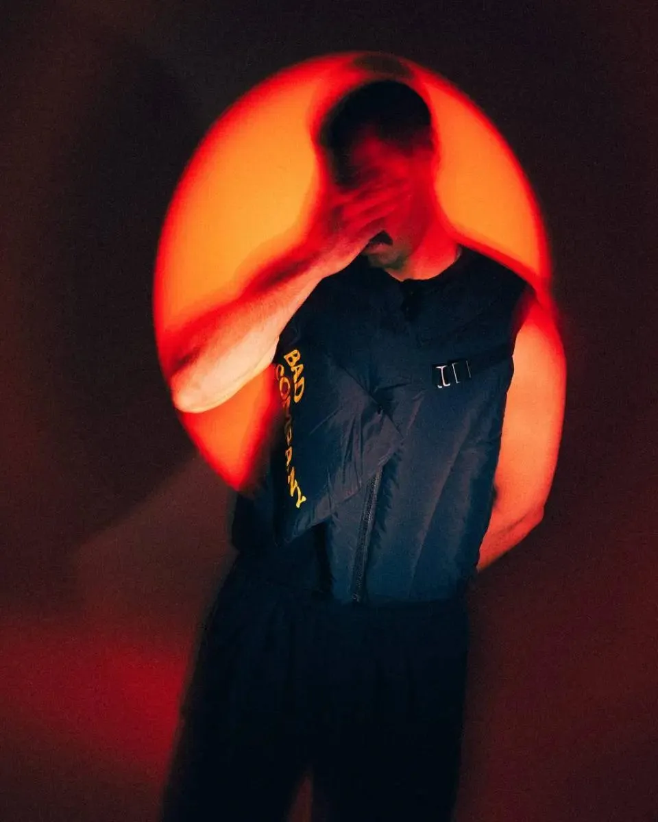 "BAD" Sleeveless Vest - Black
