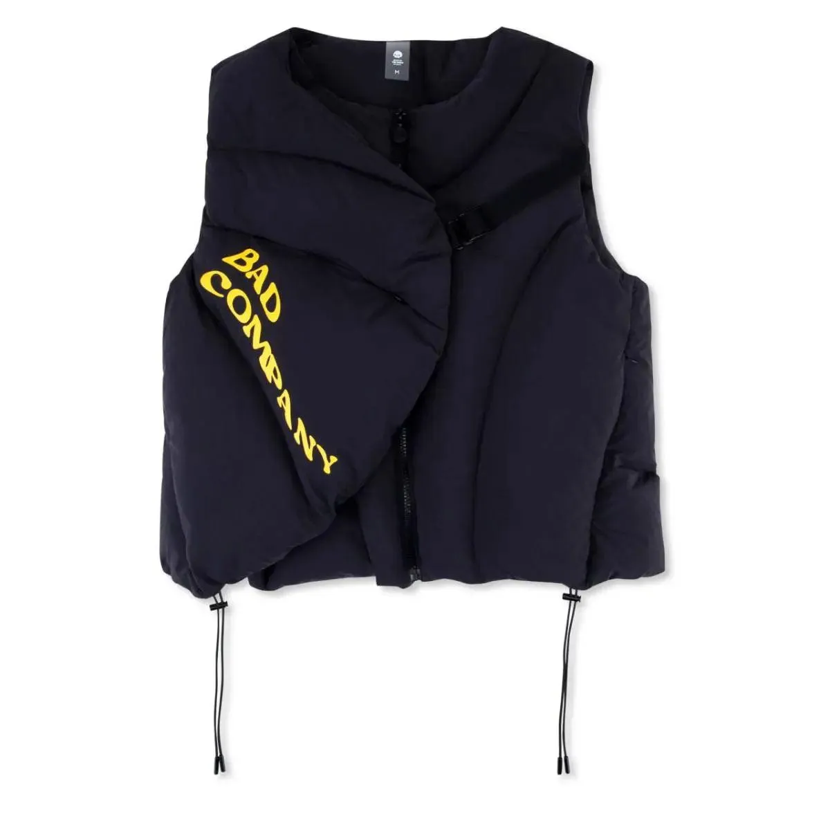 "BAD" Sleeveless Vest - Black