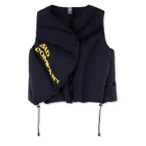 "BAD" Sleeveless Vest - Black