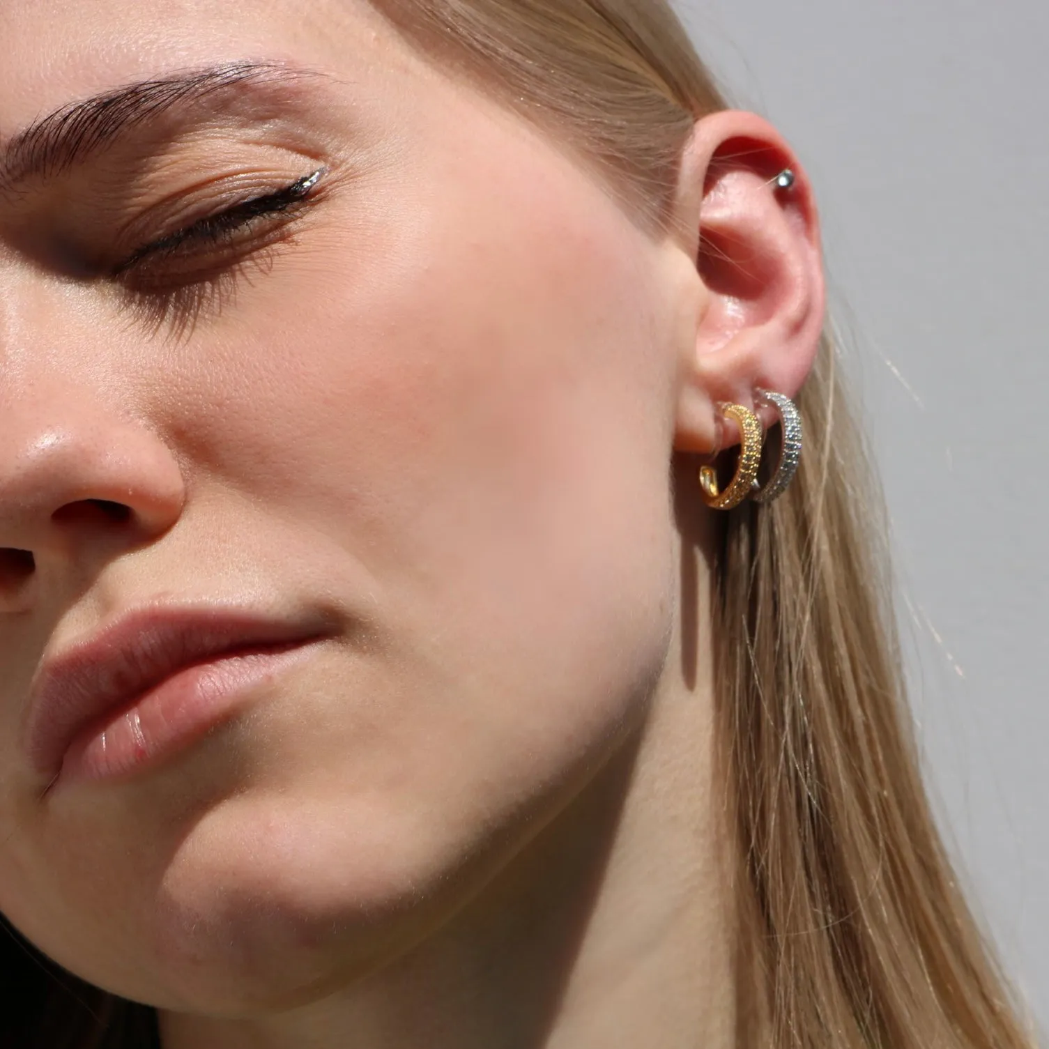 Sparkly Clip On Earrings