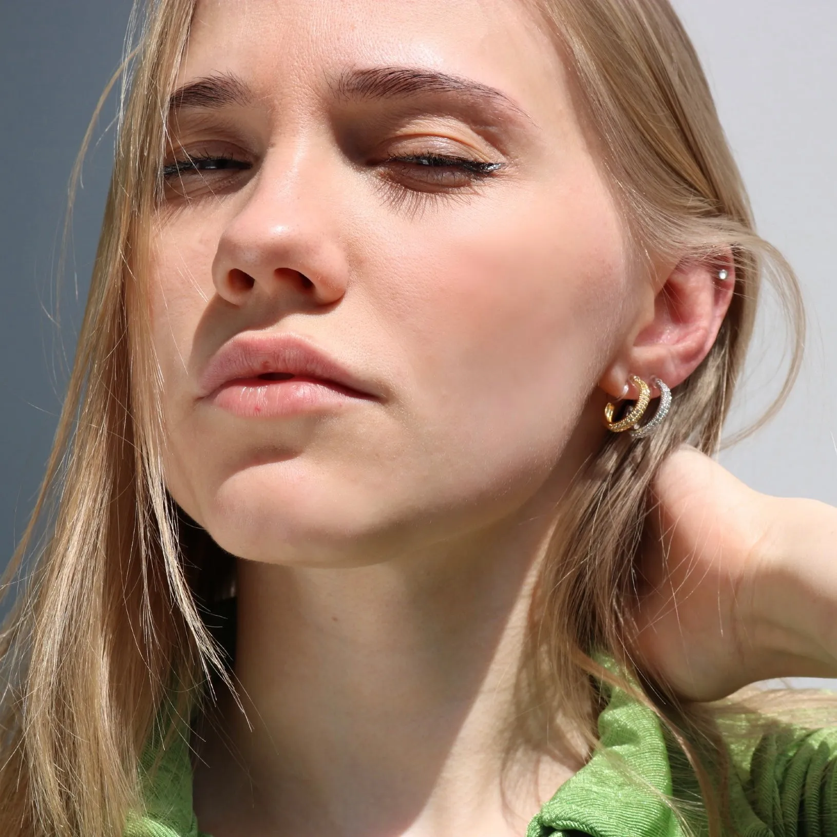 Sparkly Clip On Earrings