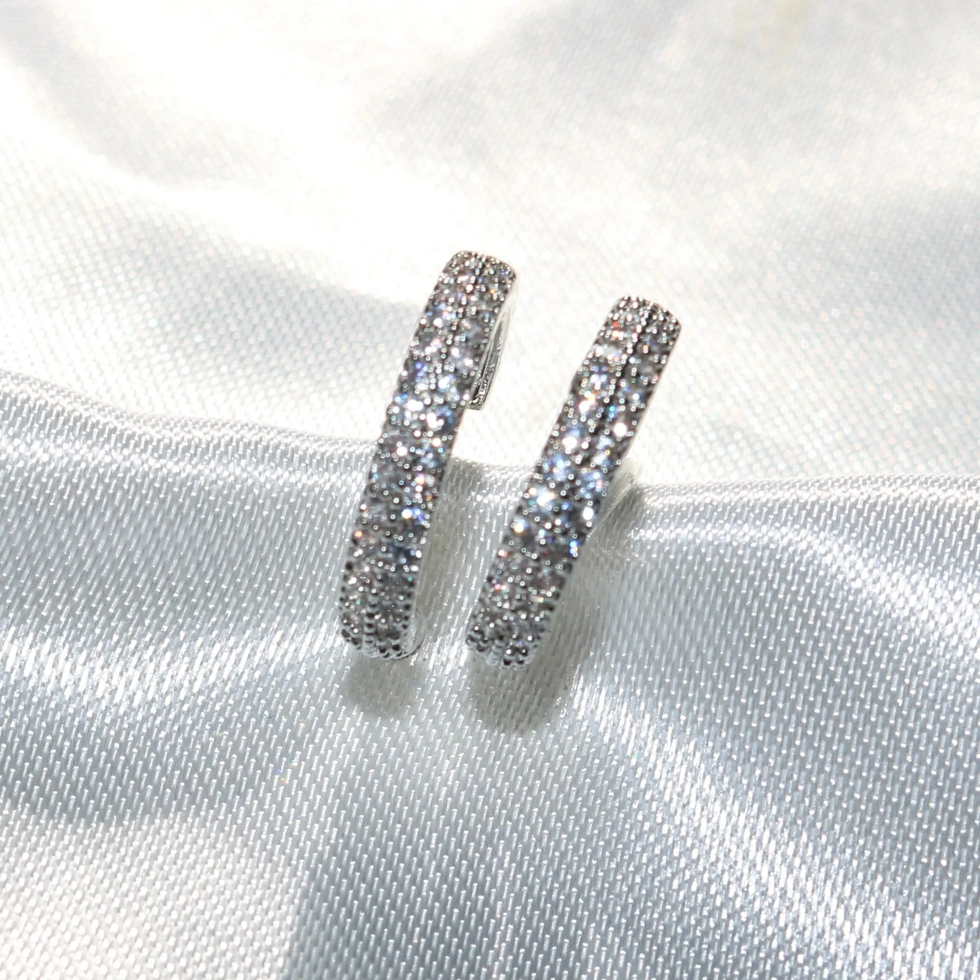 Sparkly Clip On Earrings