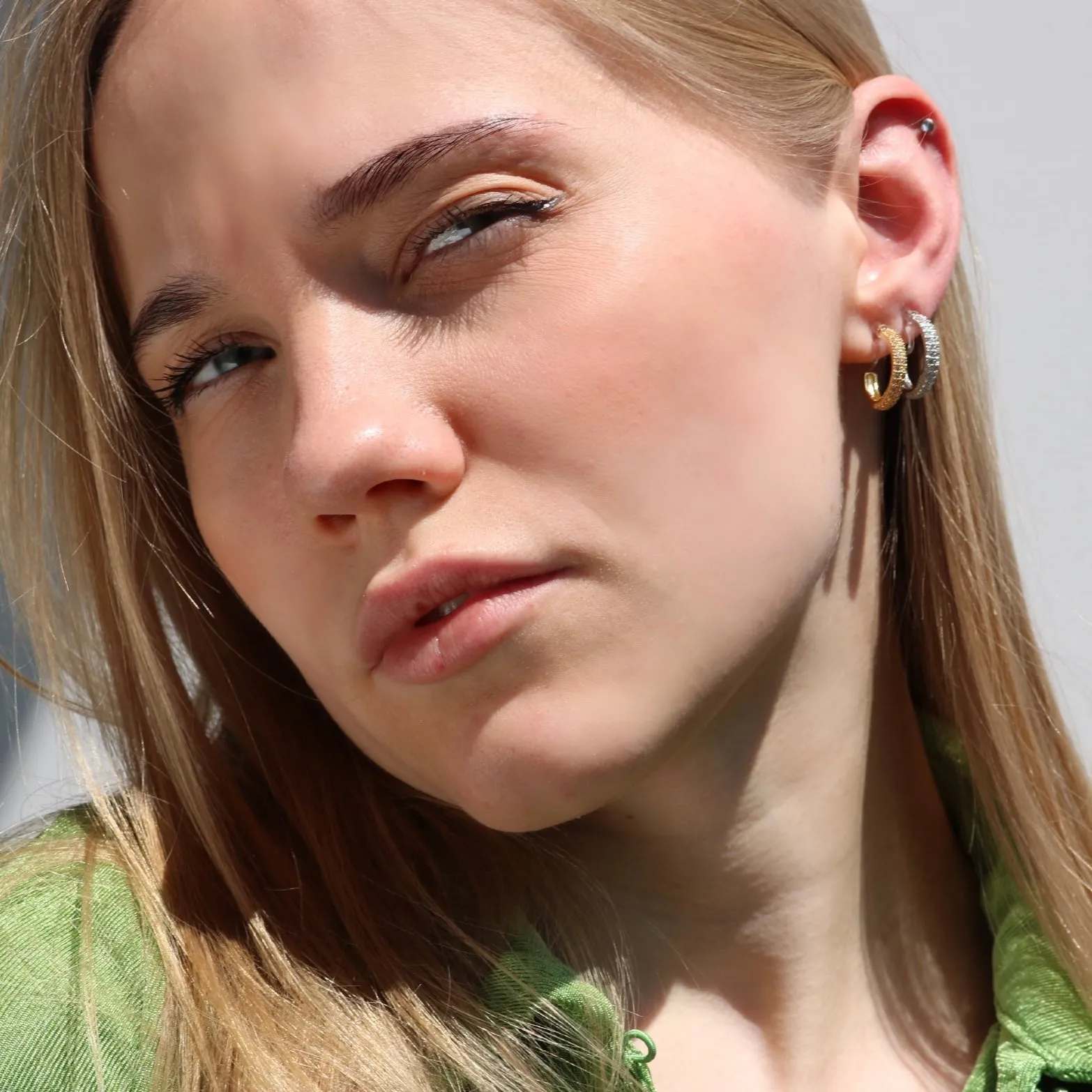 Sparkly Clip On Earrings