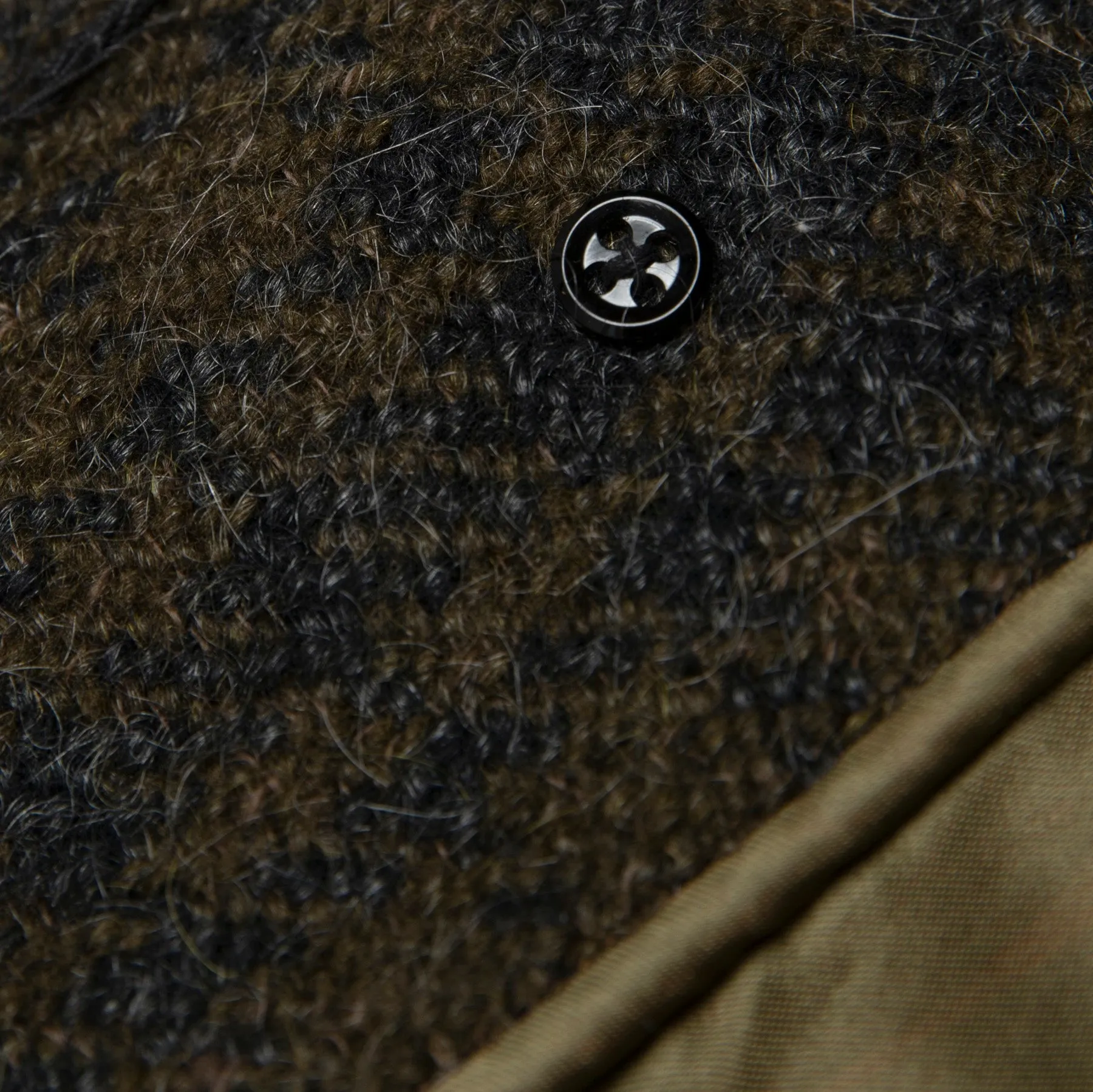 Stribel Homespun Donegal Tweed Car Coat