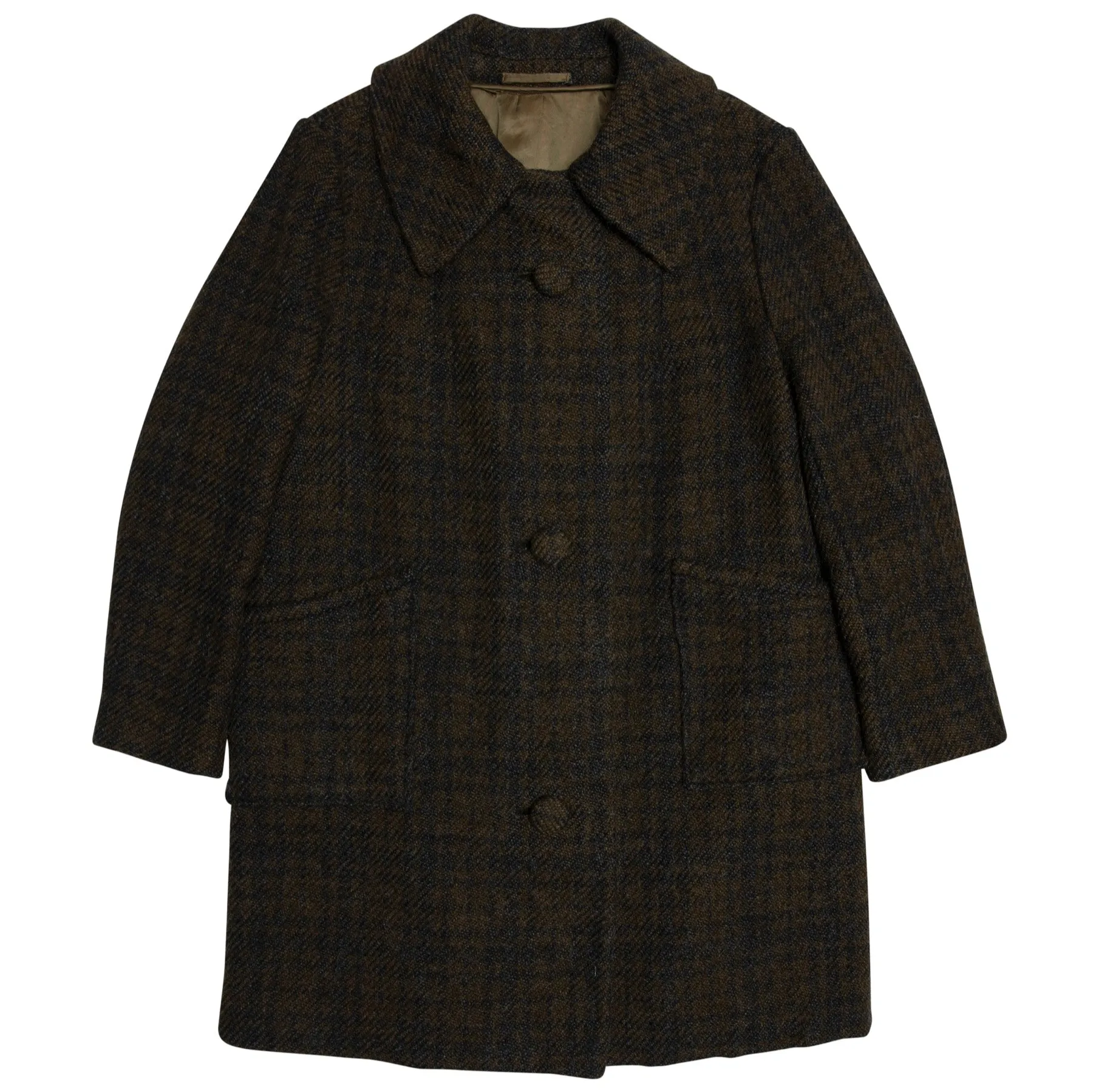 Stribel Homespun Donegal Tweed Car Coat